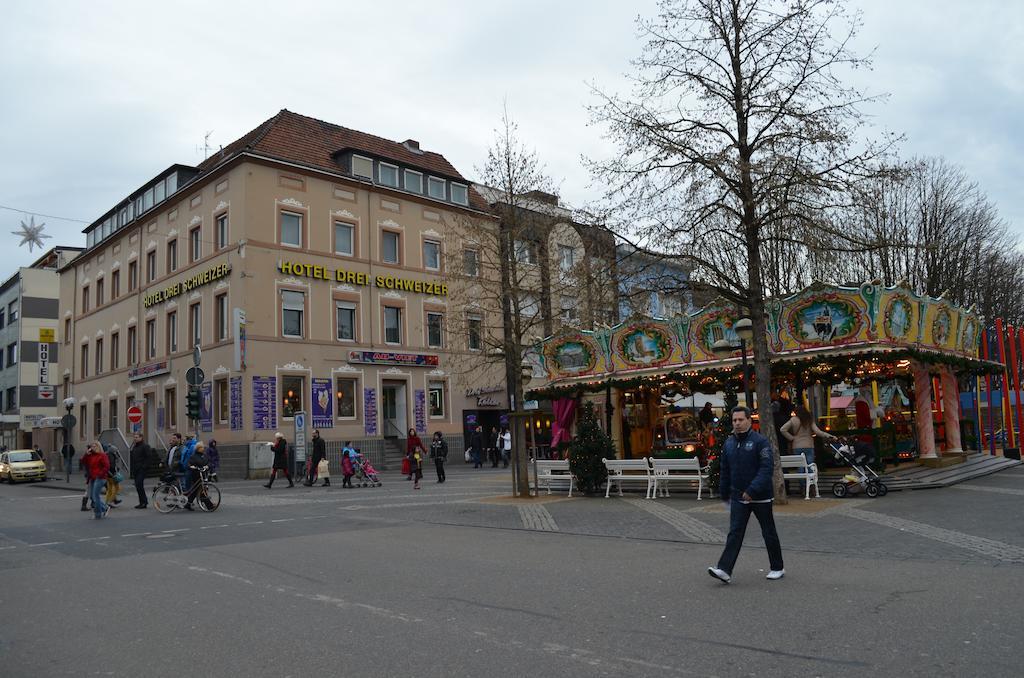 Hotel Drei Schweizer Neuwied Buitenkant foto